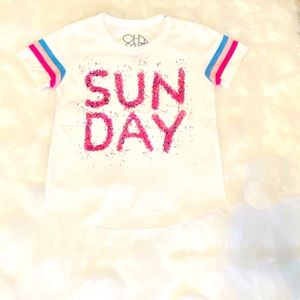 Girls Chaser “Sunday” T-Shirt! Size 8! NWOT! Super Cute!!!!💕